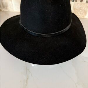 Nordstrom Classic Black Fedora Hat